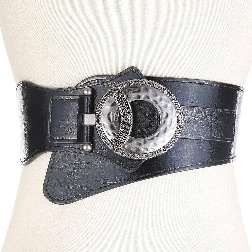 Women Wide Waist Elastic Stretch Belt Women's Girdlestrap Belts