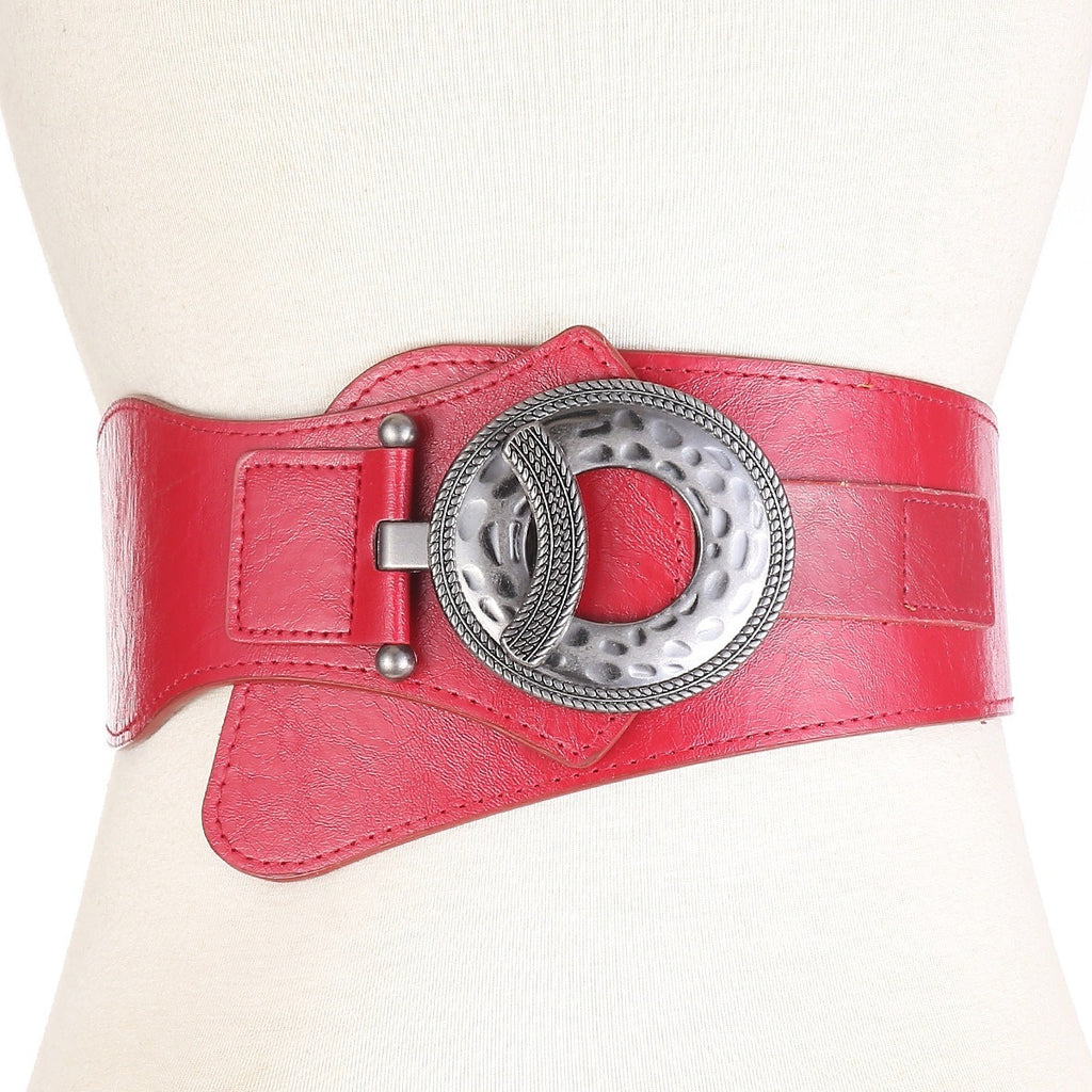 Women Wide Waist Elastic Stretch Belt Women's Girdlestrap Belts