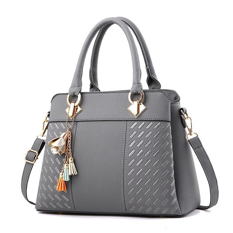 LKEEP Famous Designer Brand Bags Women Leather Handbags Luxury Ladies Hand Bags Purse Fashion Shoulder Bags