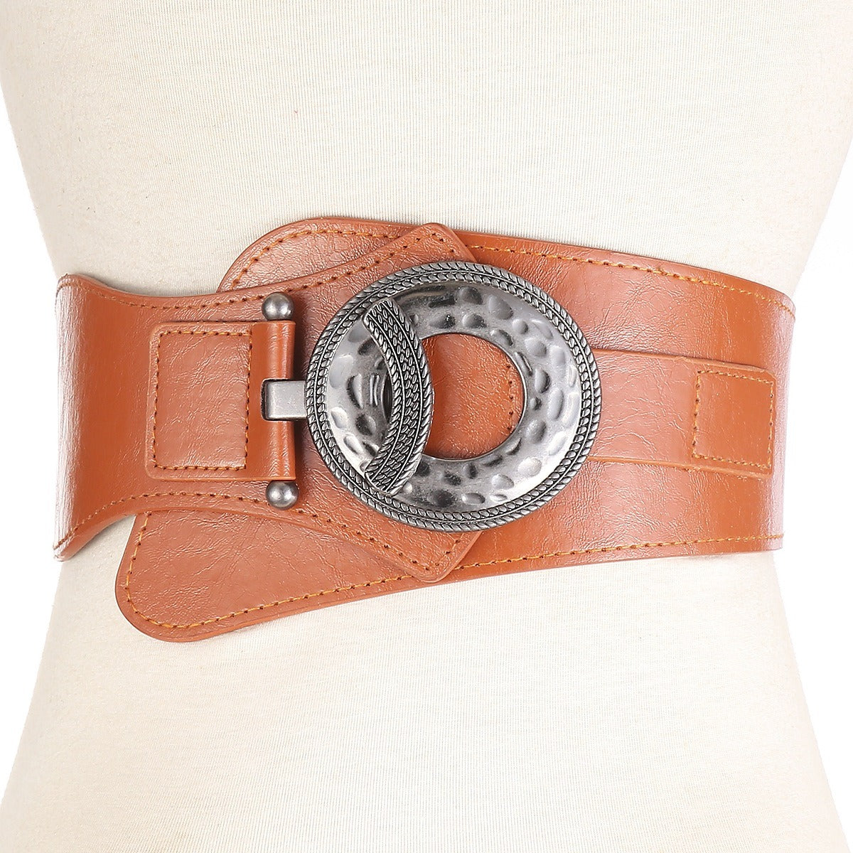 Women Wide Waist Elastic Stretch Belt Women's Girdlestrap Belts