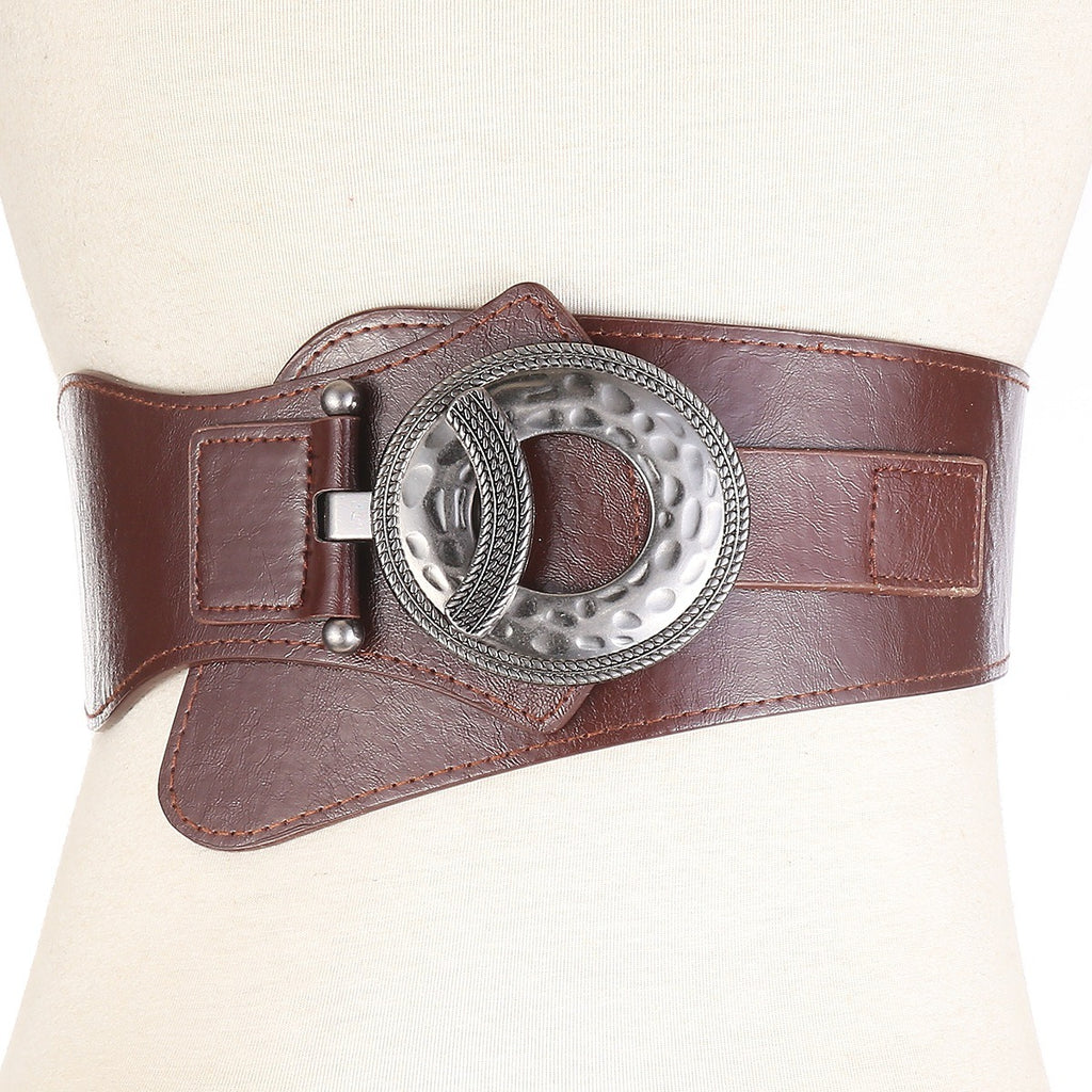 Women Wide Waist Elastic Stretch Belt Women's Girdlestrap Belts